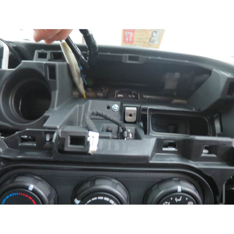 2017 Fiat 124 Spider Factory radio removed