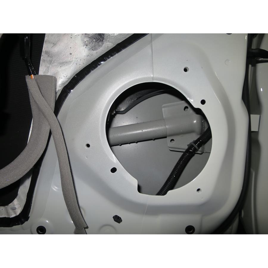 2018 Nissan Armada Rear door woofer removed