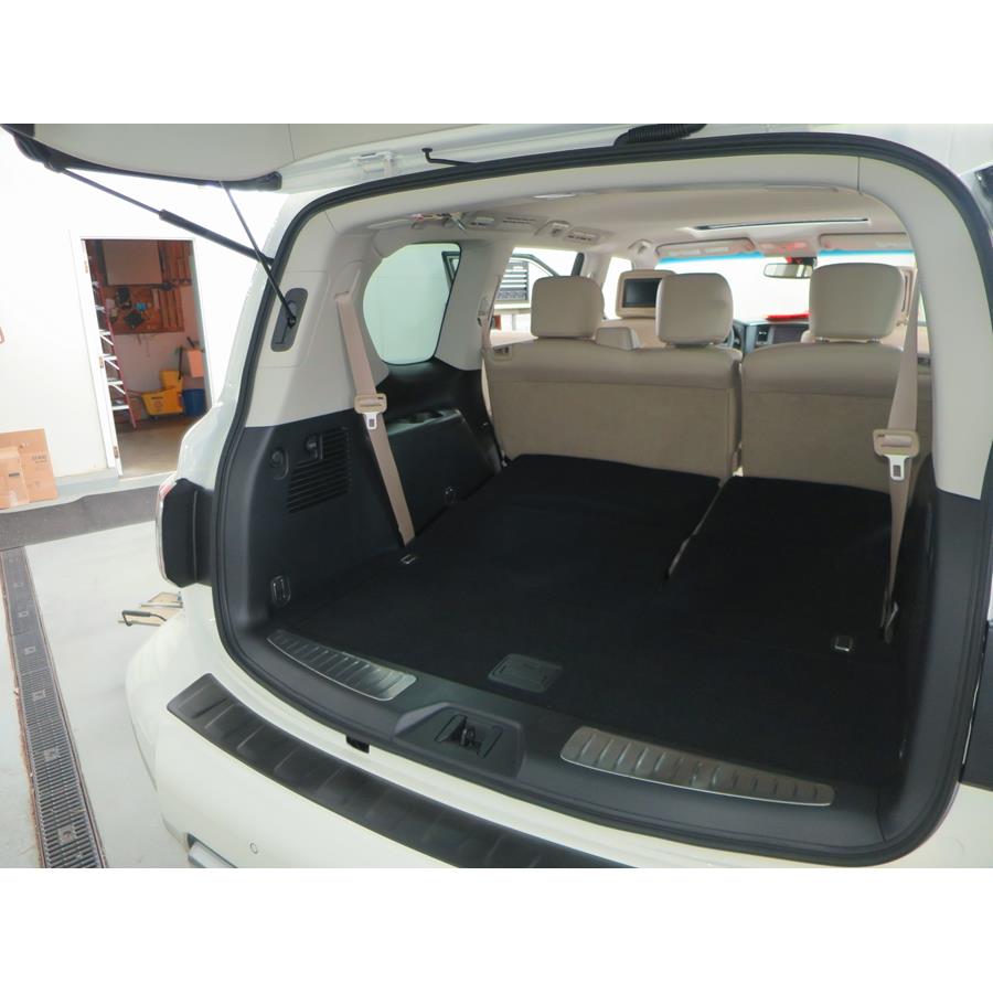 2018 Nissan Armada Far-rear side speaker location