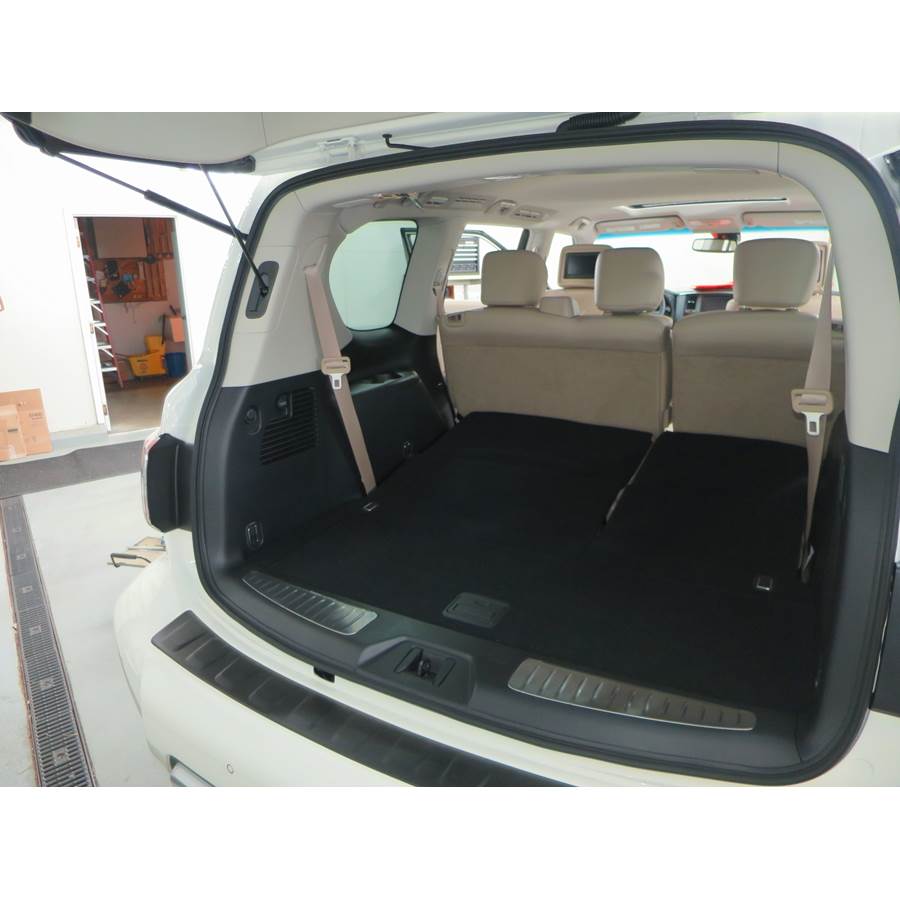 2021 Nissan Armada Far-rear side speaker location