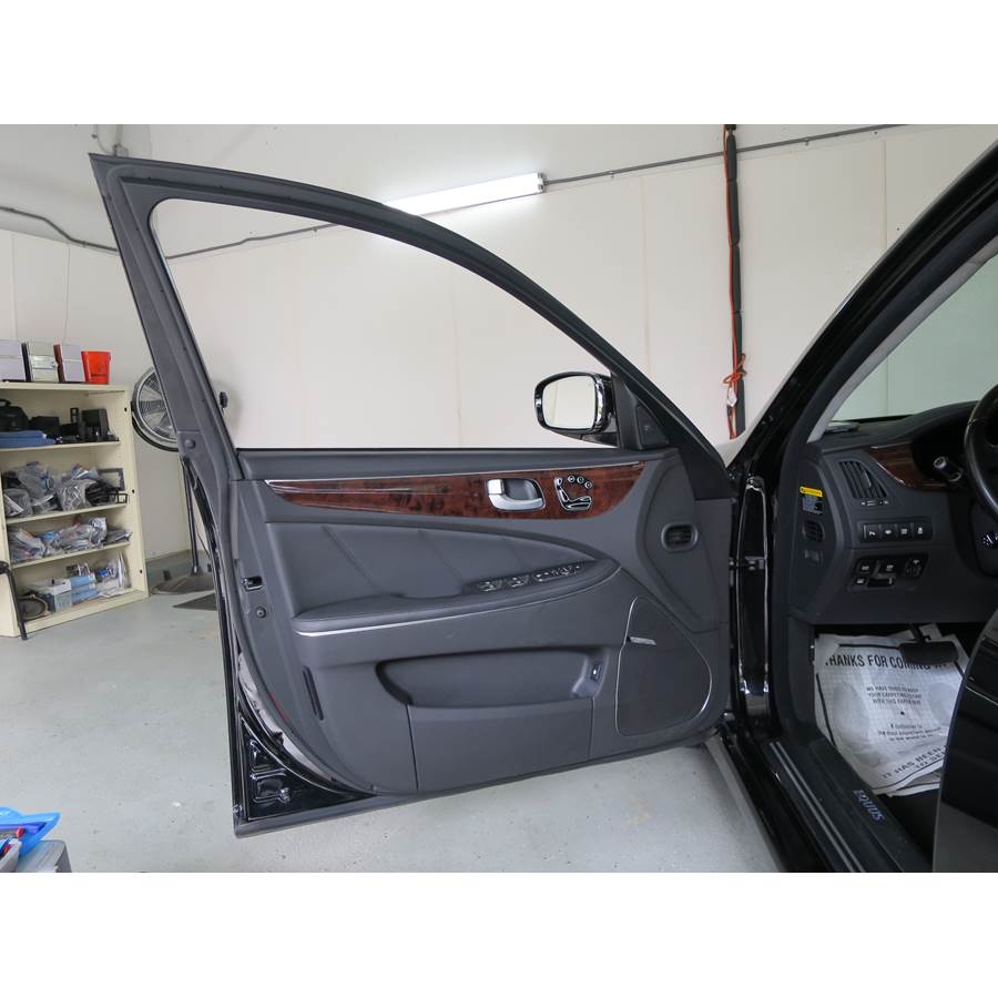 2012 Hyundai Equus Front door speaker location
