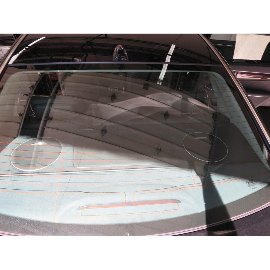 2015 Hyundai Equus Rear deck speaker location