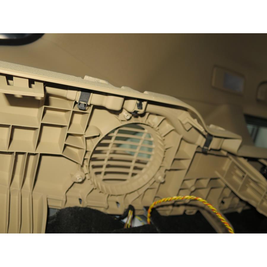 2015 BMW X1 Side panel speaker removed
