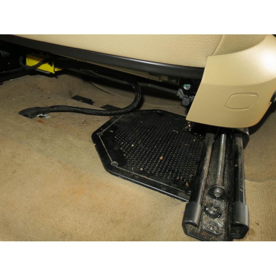 2013 BMW X1 Under front seat speaker location