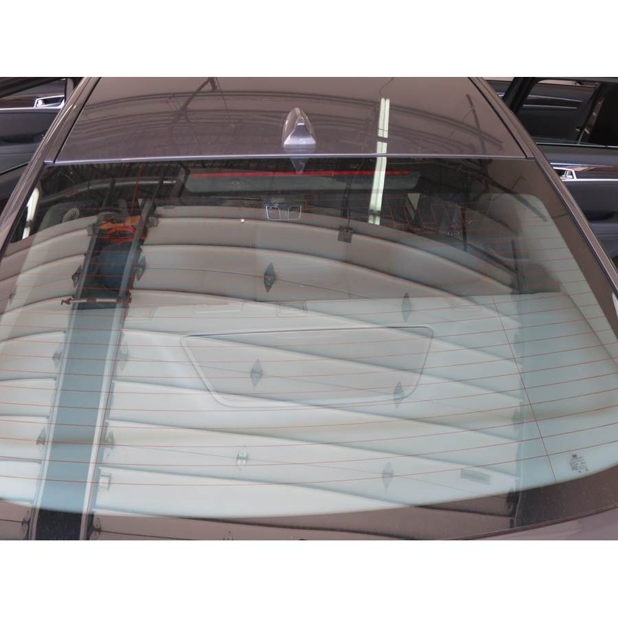 2016 Hyundai Genesis Rear deck speaker location