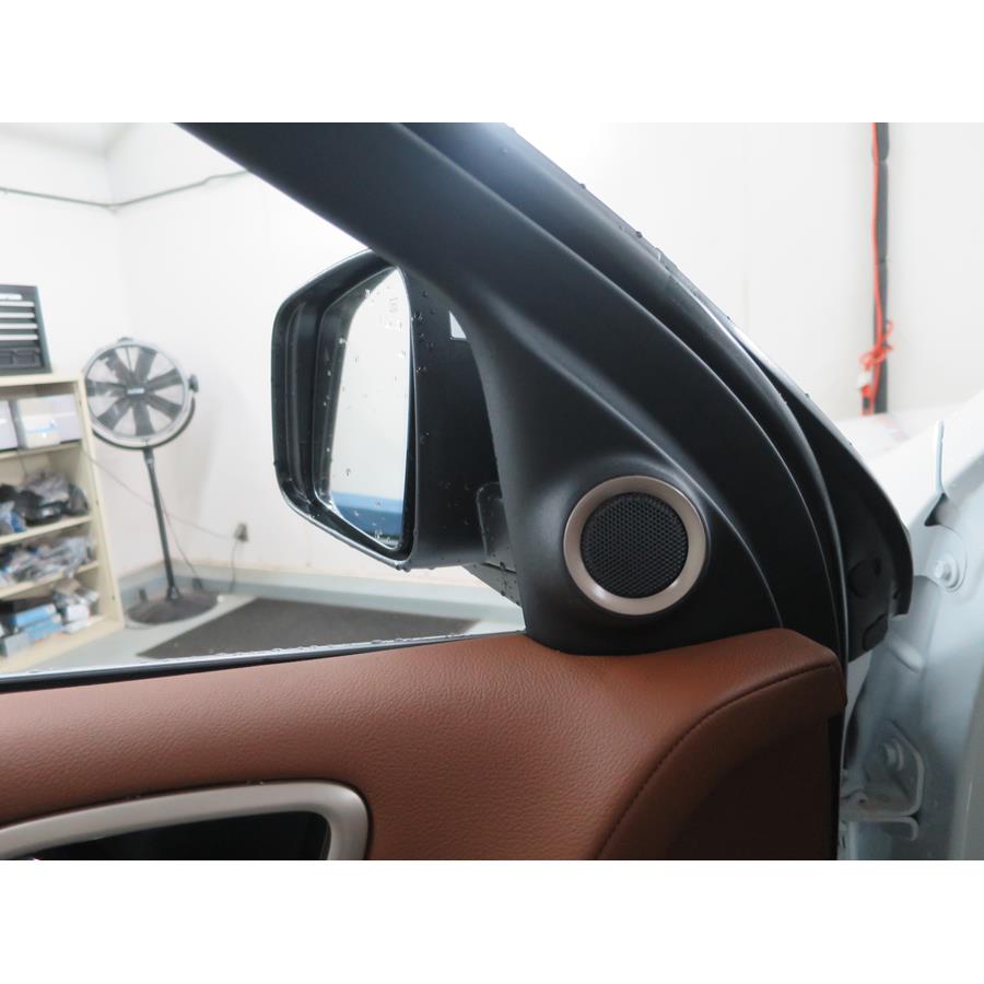 2017 Jeep Grand Cherokee Front door tweeter location
