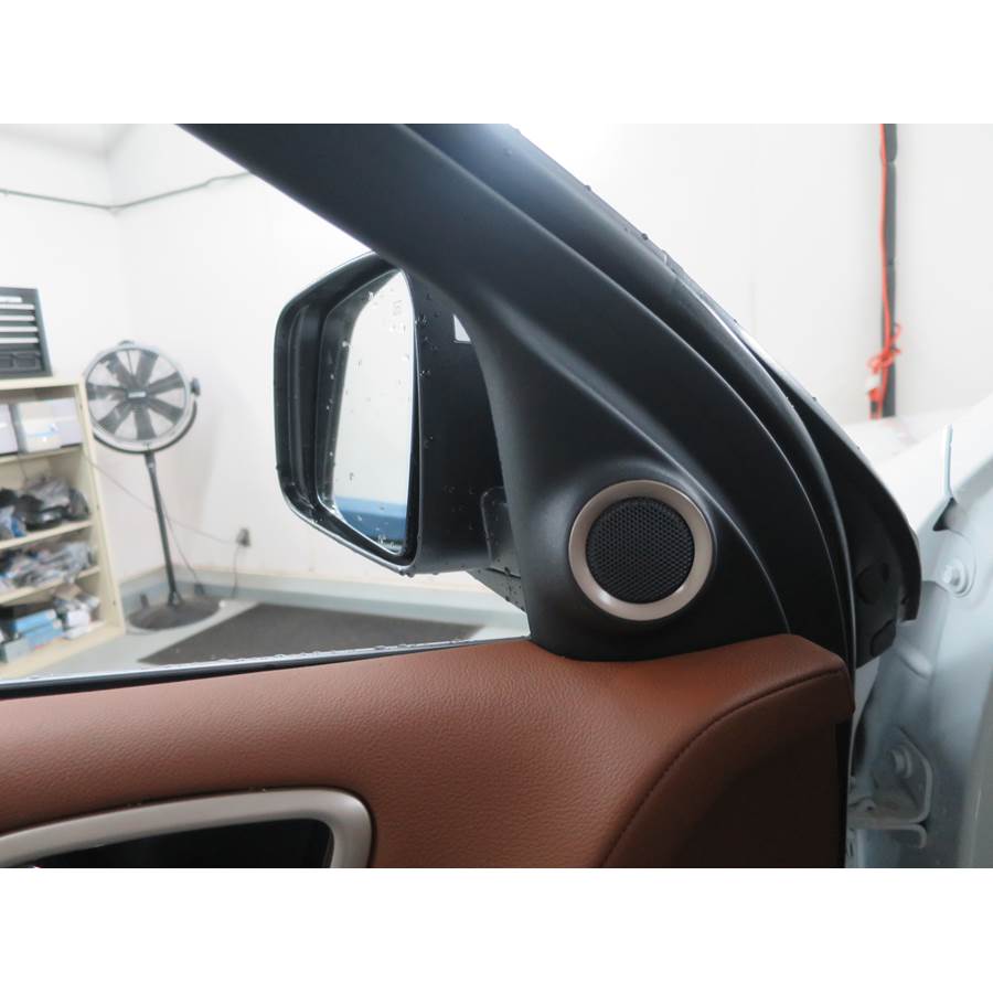2019 Jeep Grand Cherokee Front door tweeter location