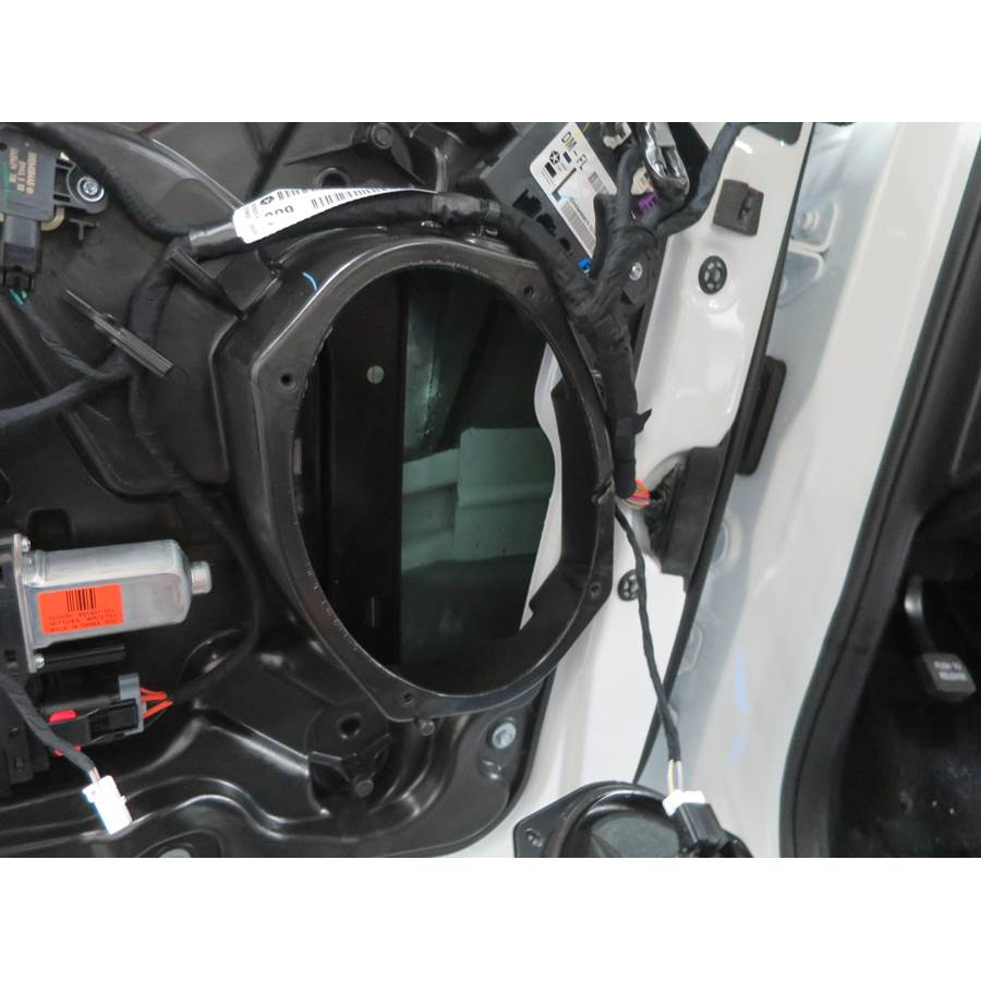 2014 Jeep Grand Cherokee Front door woofer removed