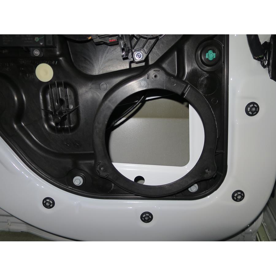 2016 Jeep Grand Cherokee Rear door woofer removed