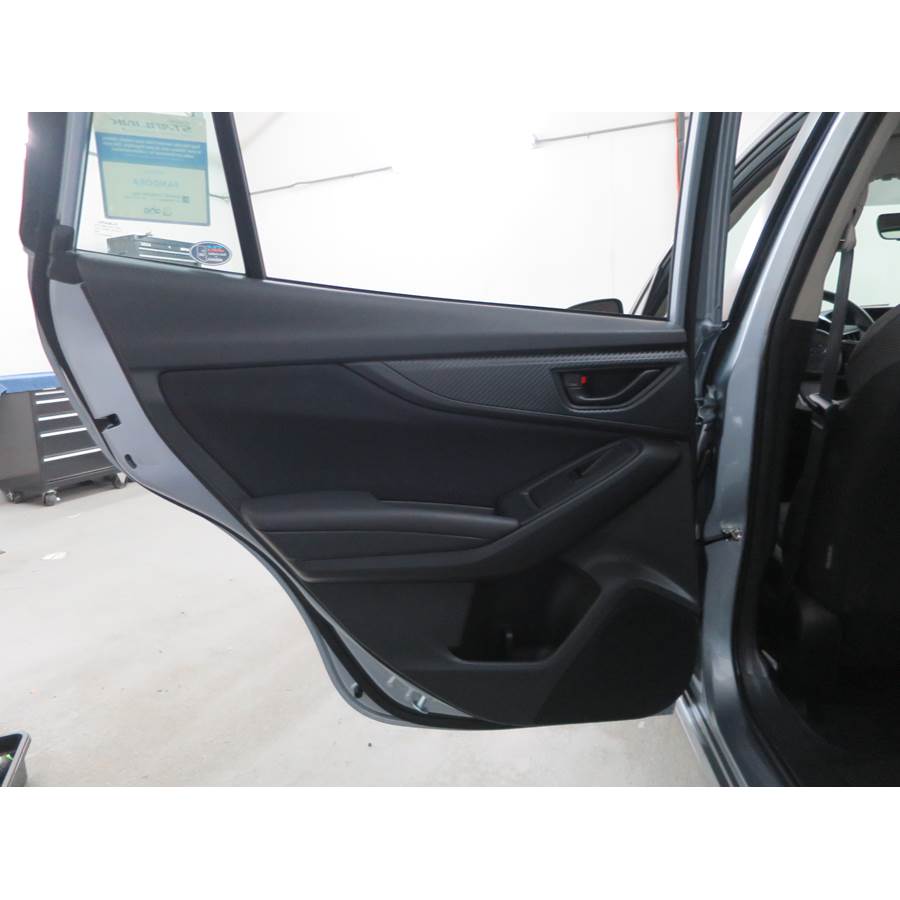 2018 Subaru Impreza Rear door speaker location