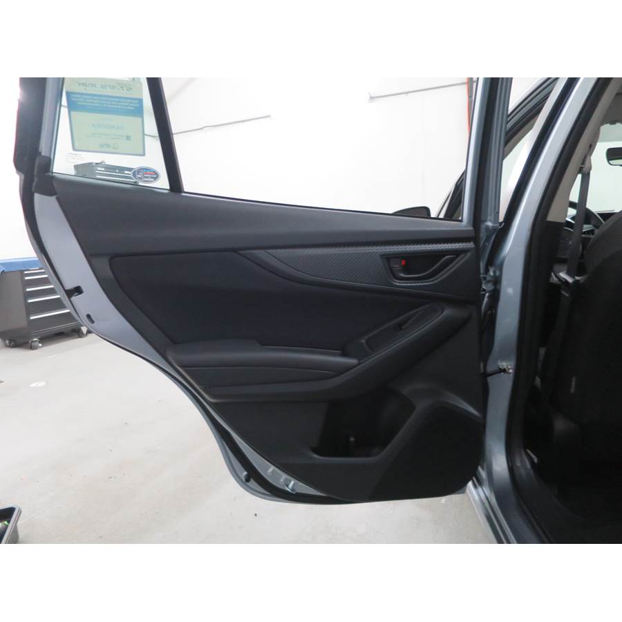 2021 Subaru Crosstrek Rear door speaker location