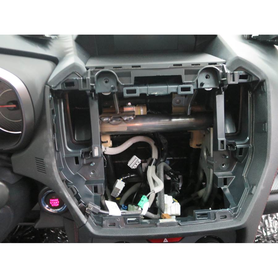 2021 Subaru Impreza Factory radio removed