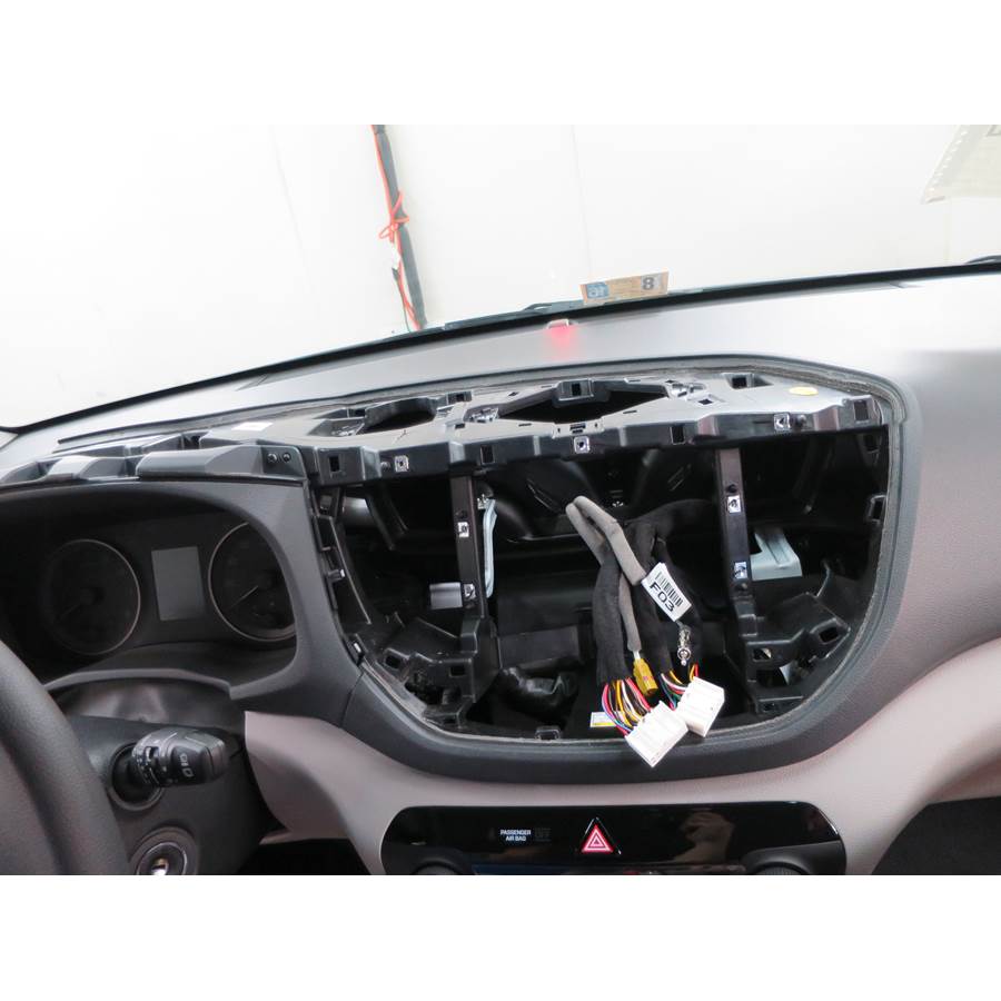 2017 Hyundai Tucson Factory radio removed