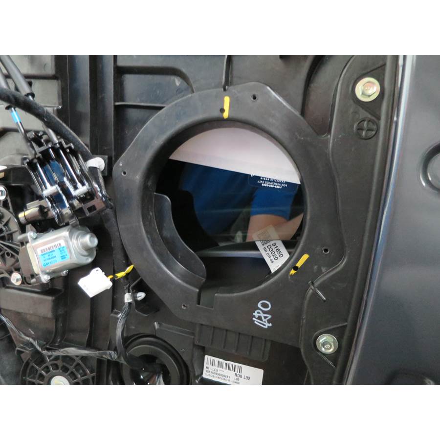 2017 Hyundai Tucson Rear door speaker removed