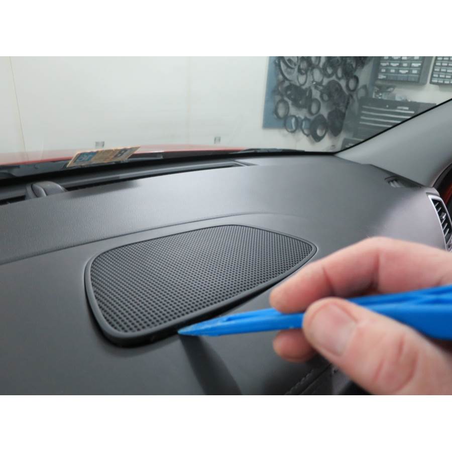 2016 Hyundai Tucson Center dash speaker location