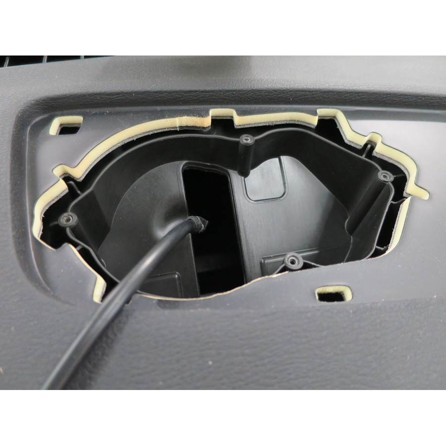 2013 BMW X3 Center dash speaker removed