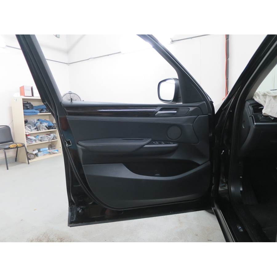 2013 BMW X3 Front door speaker location