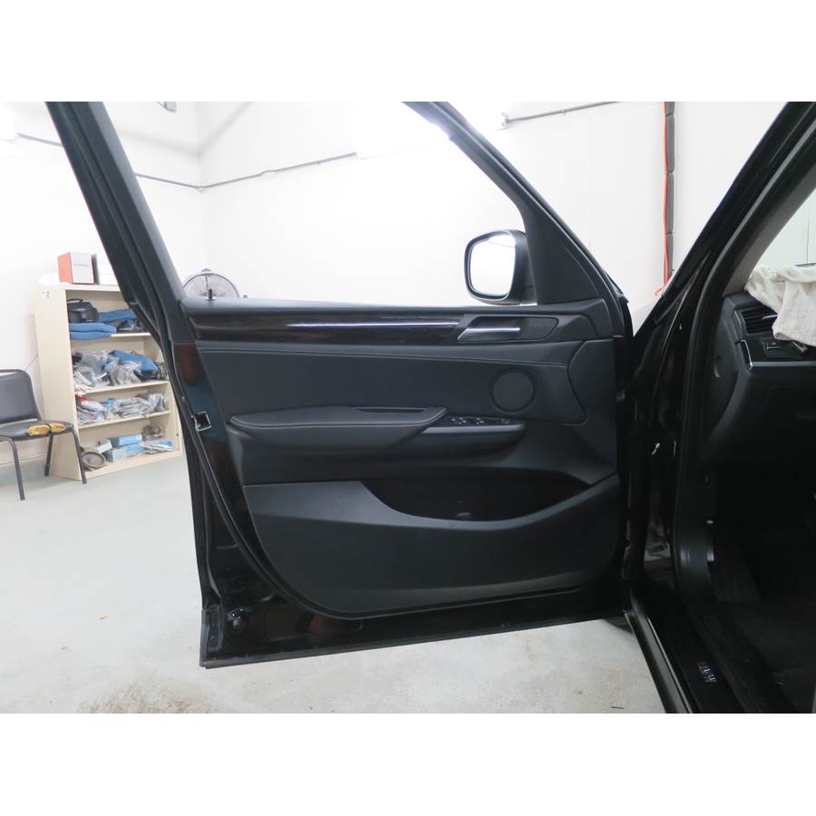 2016 BMW X3 Front door speaker location