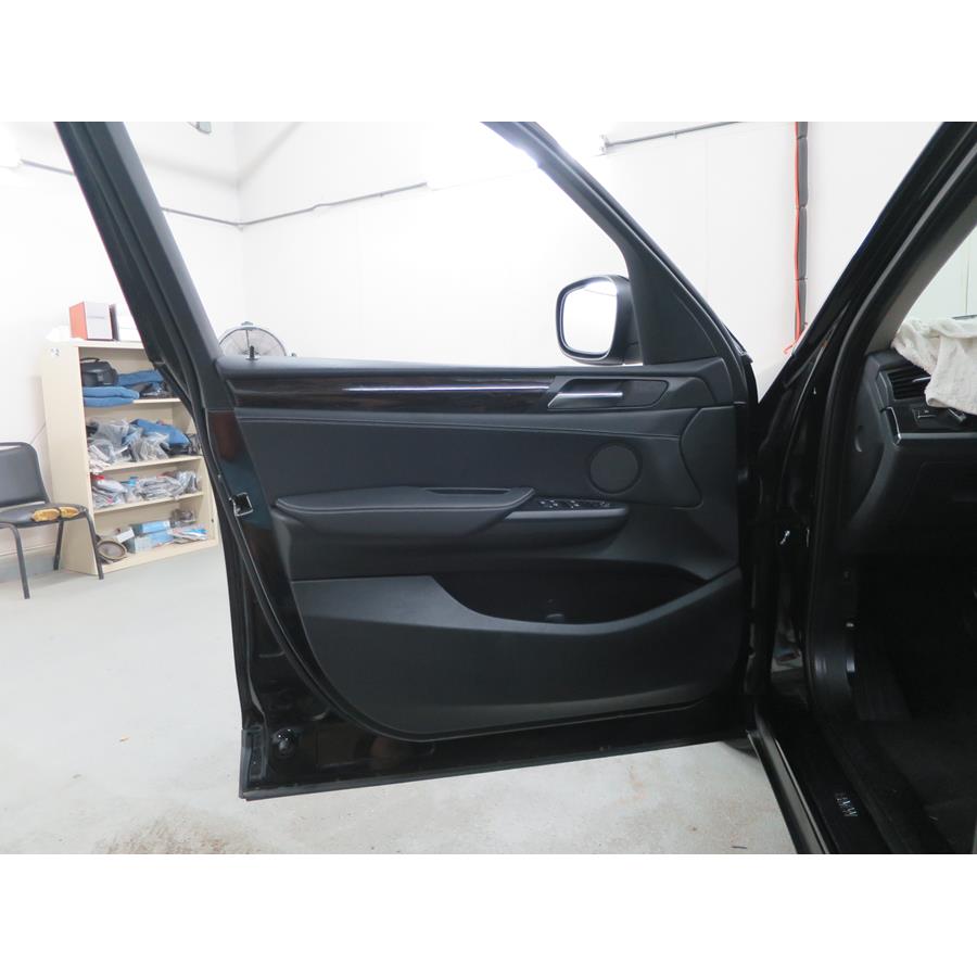 2017 BMW X3 Front door speaker location