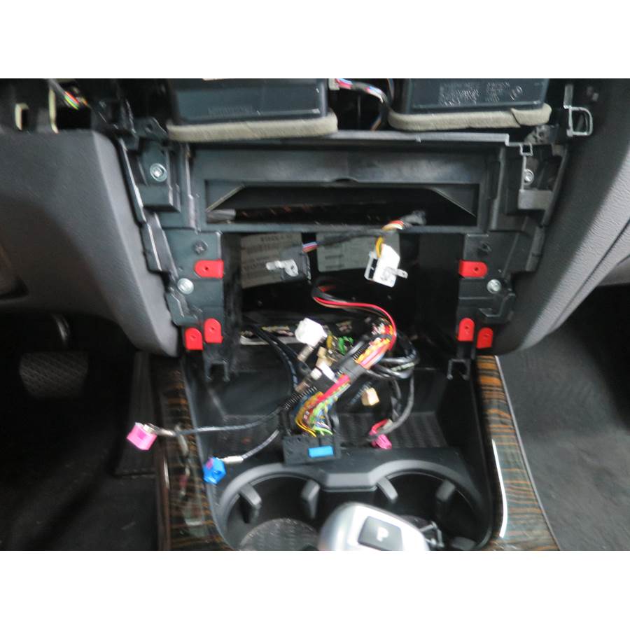 2011 BMW X3 Factory radio removed