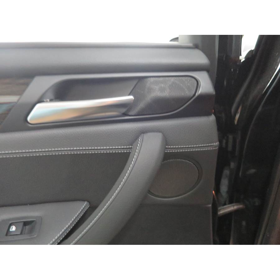 2011 BMW X3 Rear door tweeter location