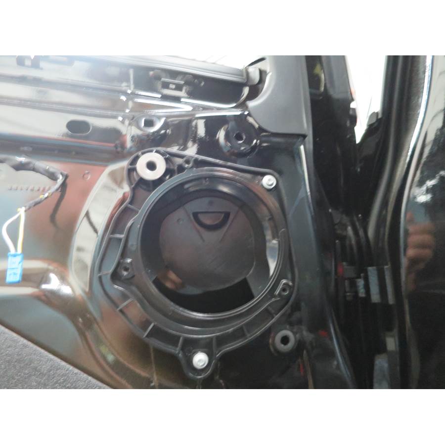 2012 BMW X3 Rear door woofer removed