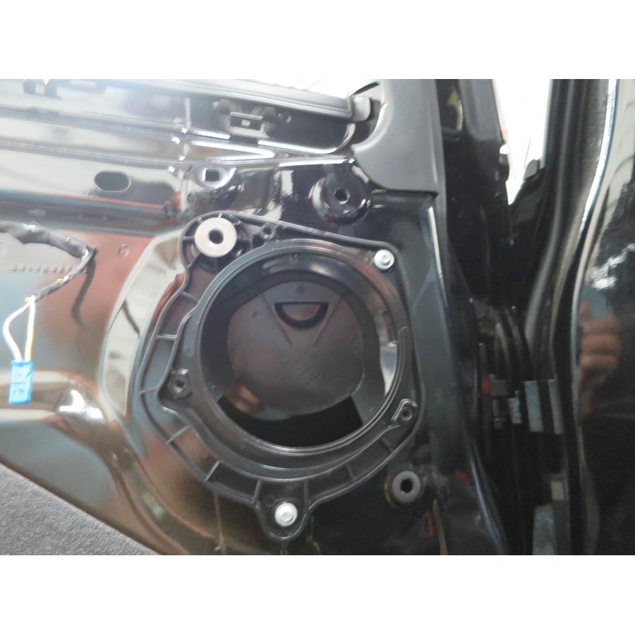 2017 BMW X3 Rear door woofer removed
