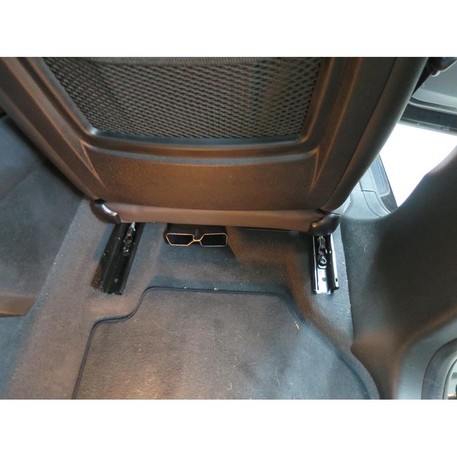 2017 BMW X3 Under front seat speaker location