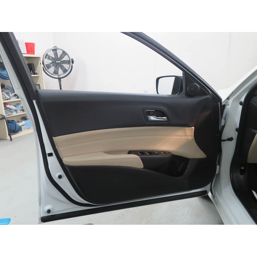2015 Acura ILX Front door speaker location