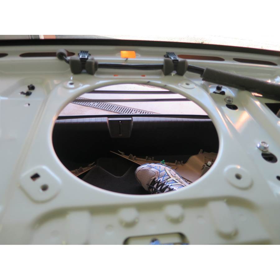 2013 Acura ILX Rear deck center speaker removed