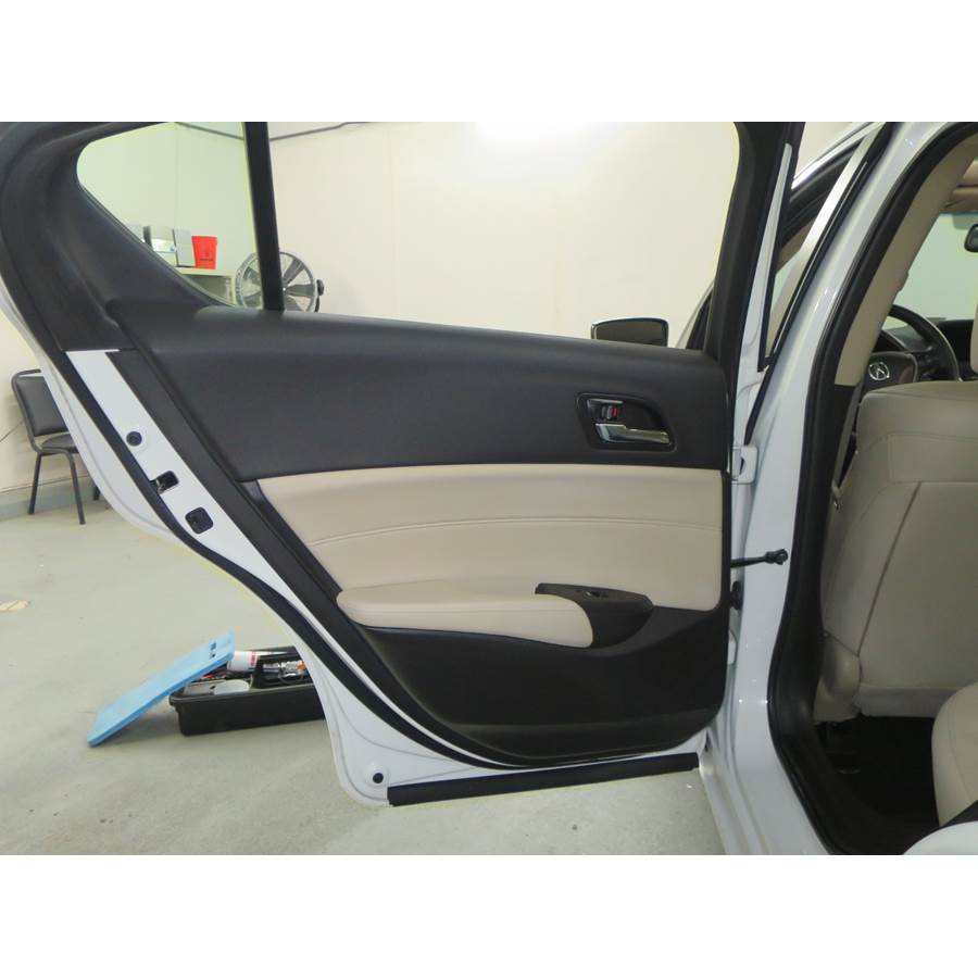 2013 Acura ILX Rear door speaker location