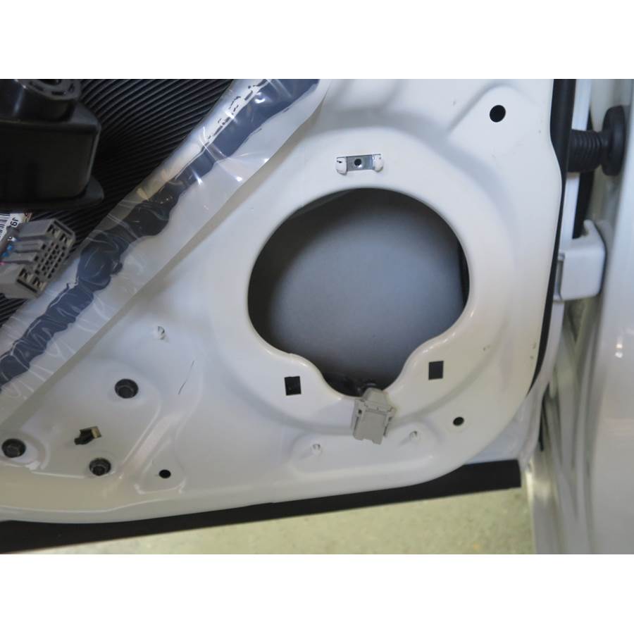 2013 Acura ILX Rear door speaker removed