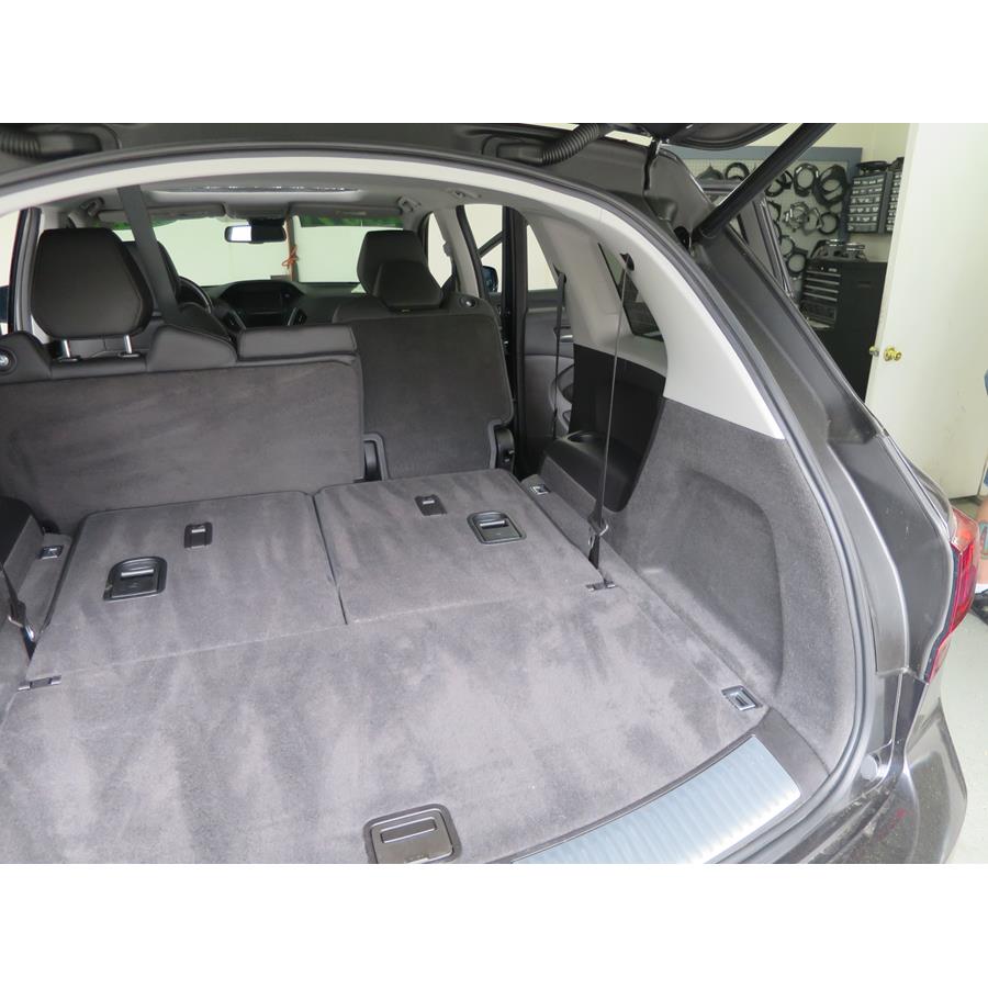 2017 Acura MDX Far-rear side speaker location