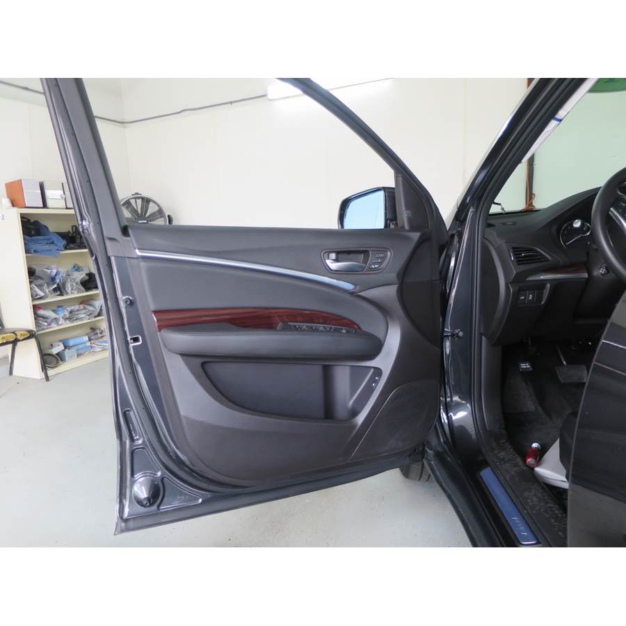2014 Acura MDX Front door speaker location
