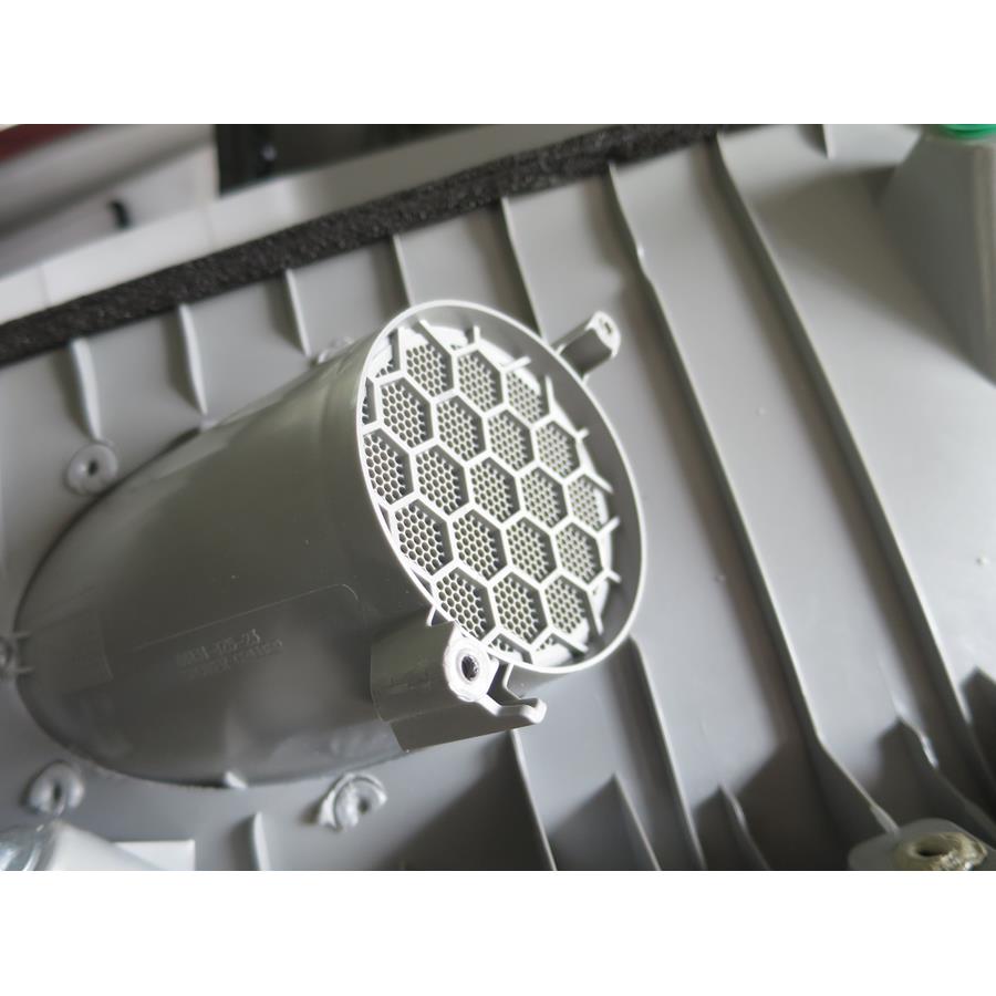 2014 Acura MDX Rear pillar speaker removed