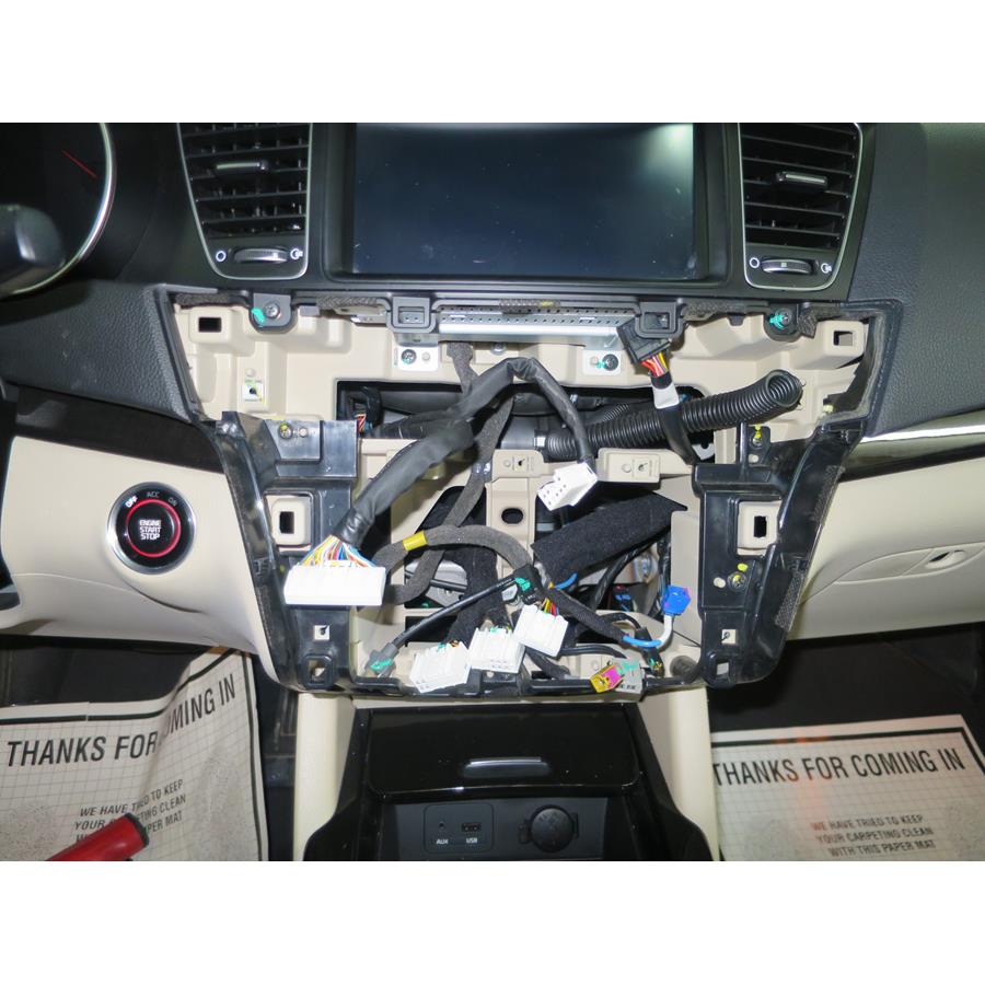 2016 Kia Cadenza Factory radio removed
