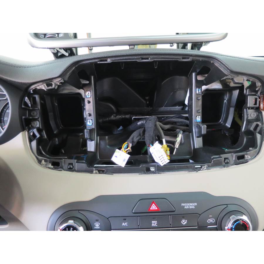 2017 Kia Sorento Factory radio removed