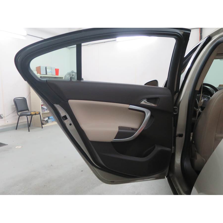 2011 Buick Regal Rear door speaker location