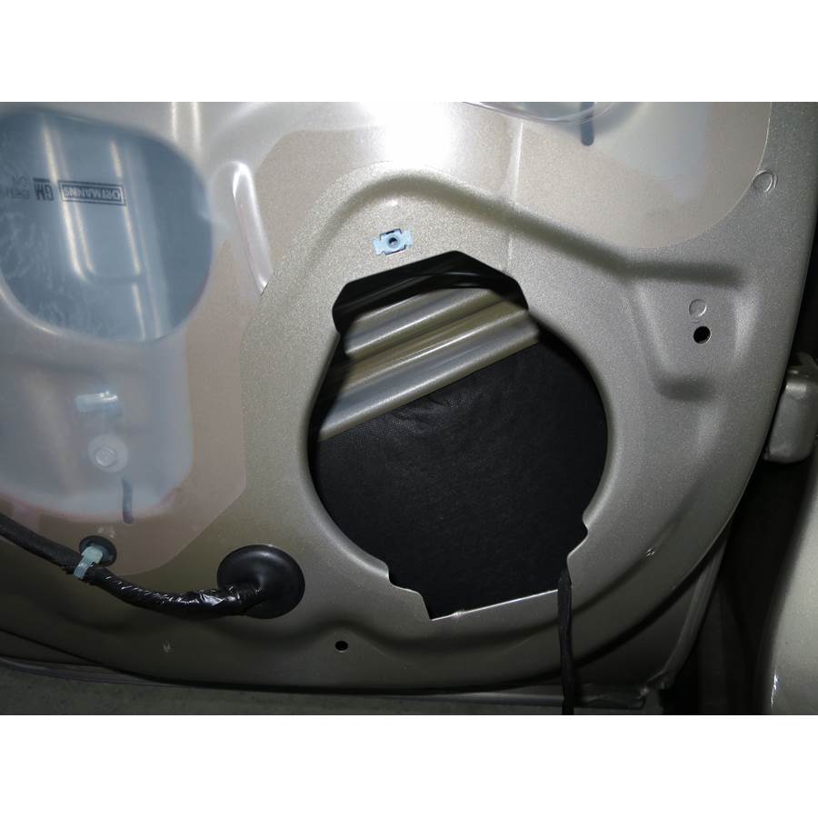 2011 Buick Regal Rear door speaker removed