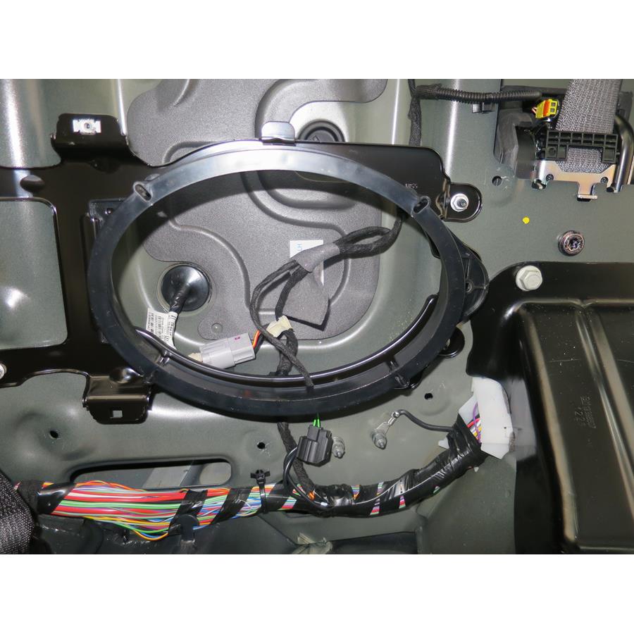 2017 Buick Cascada Rear side panel speaker removed