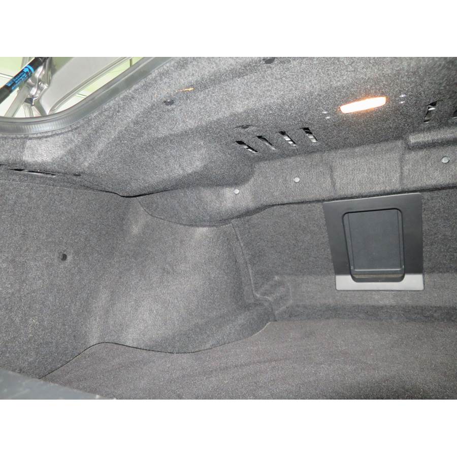 2012 Infiniti M35h Factory amplifier location