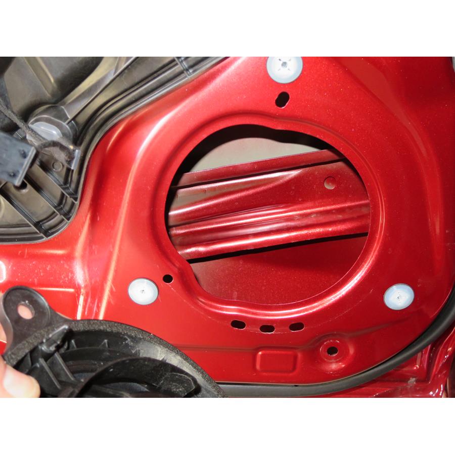 2016 Scion iA Rear door speaker removed