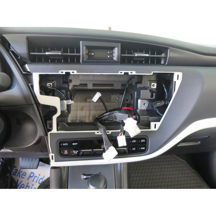 2018 Toyota Corolla iM Factory radio removed