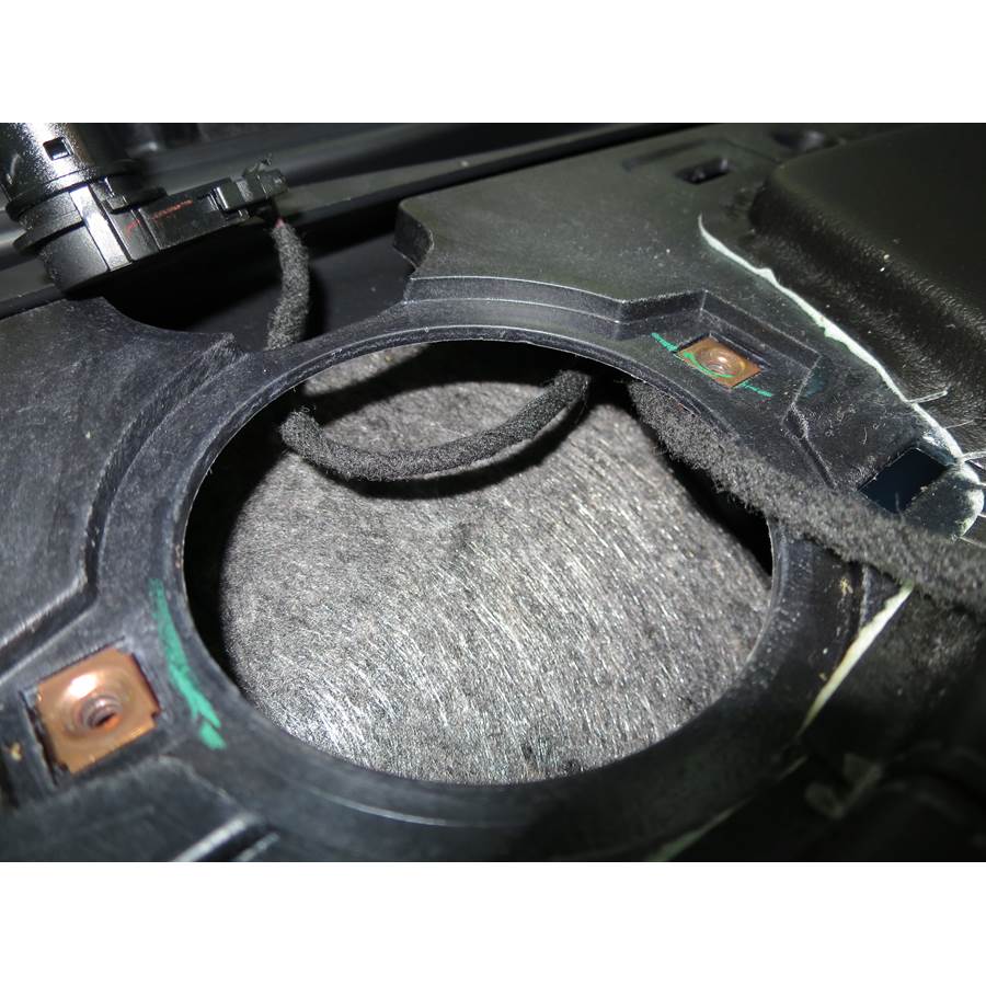 2016 Cadillac XTS Center dash speaker removed