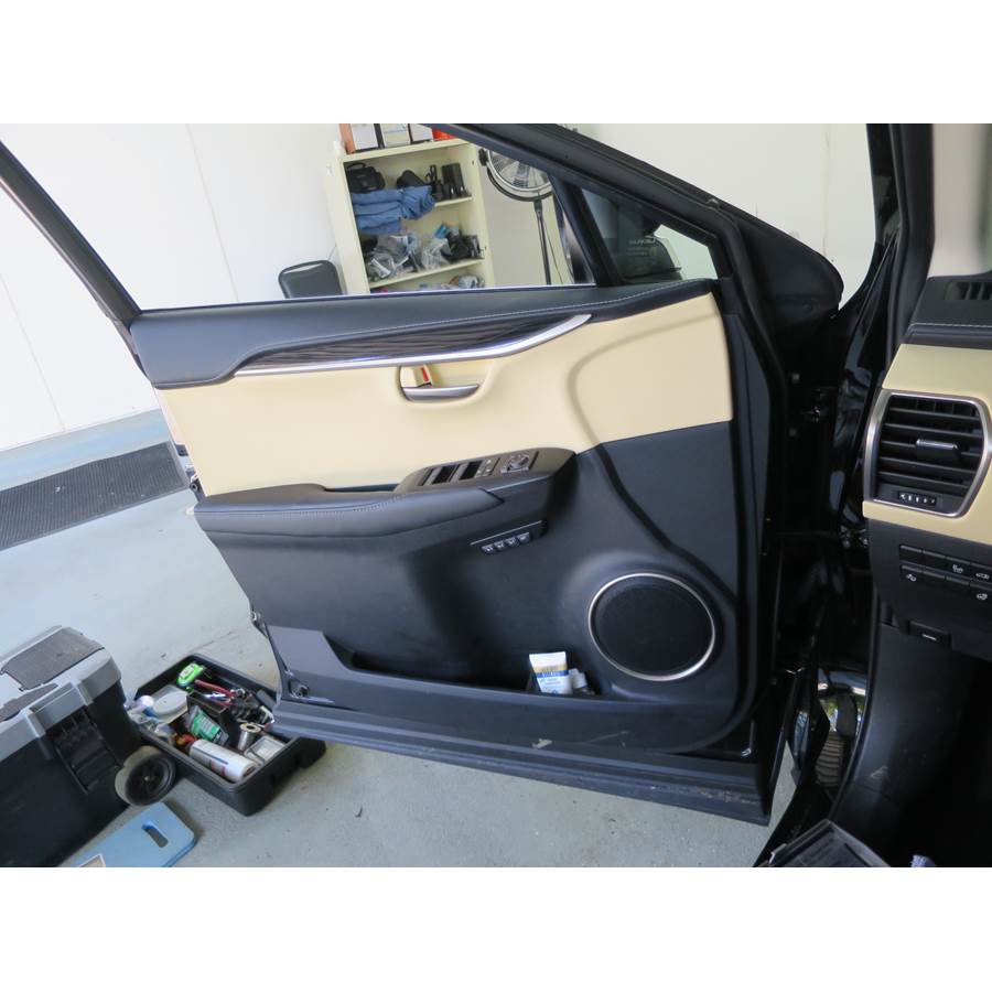 2015 Lexus NX300h Front door speaker location
