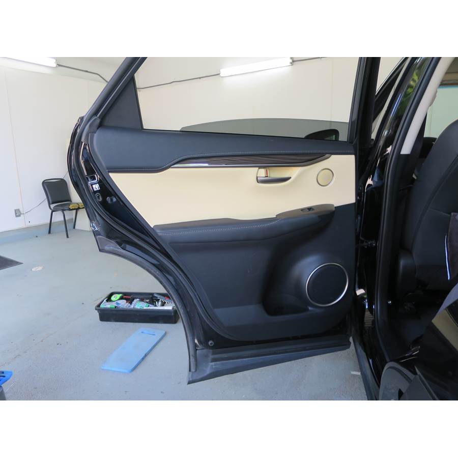 2016 Lexus NX300h Rear door speaker location