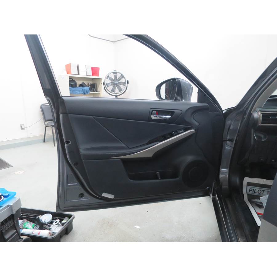 2018 Lexus IS300 Front door speaker location