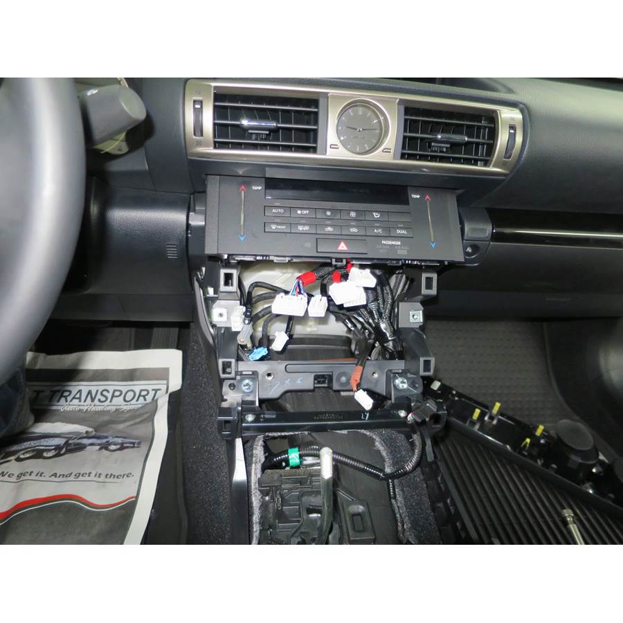 2016 Lexus IS200t Factory radio removed