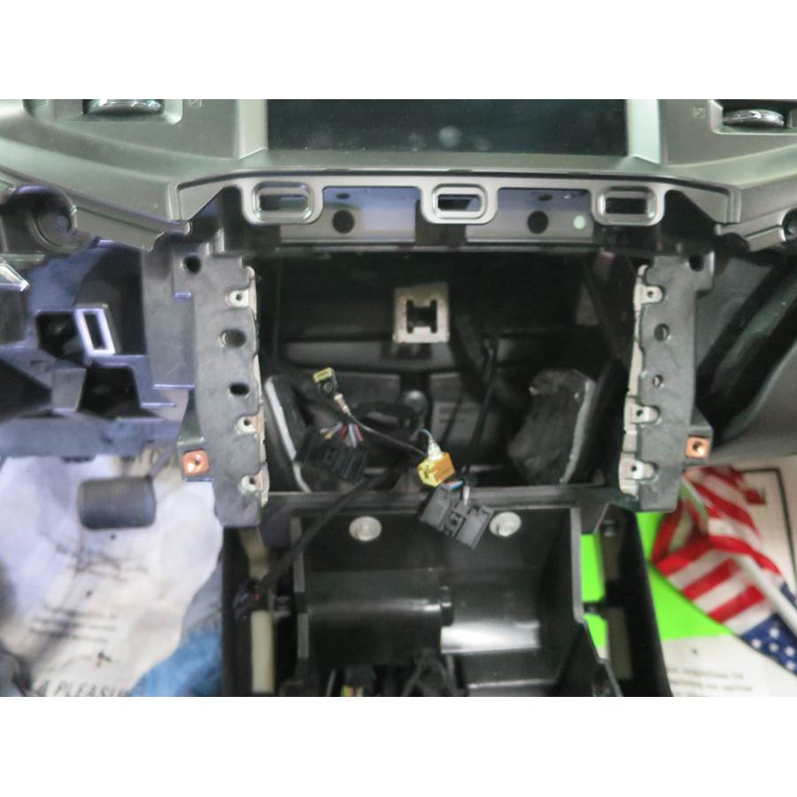 2014 Lincoln MKS Factory radio removed