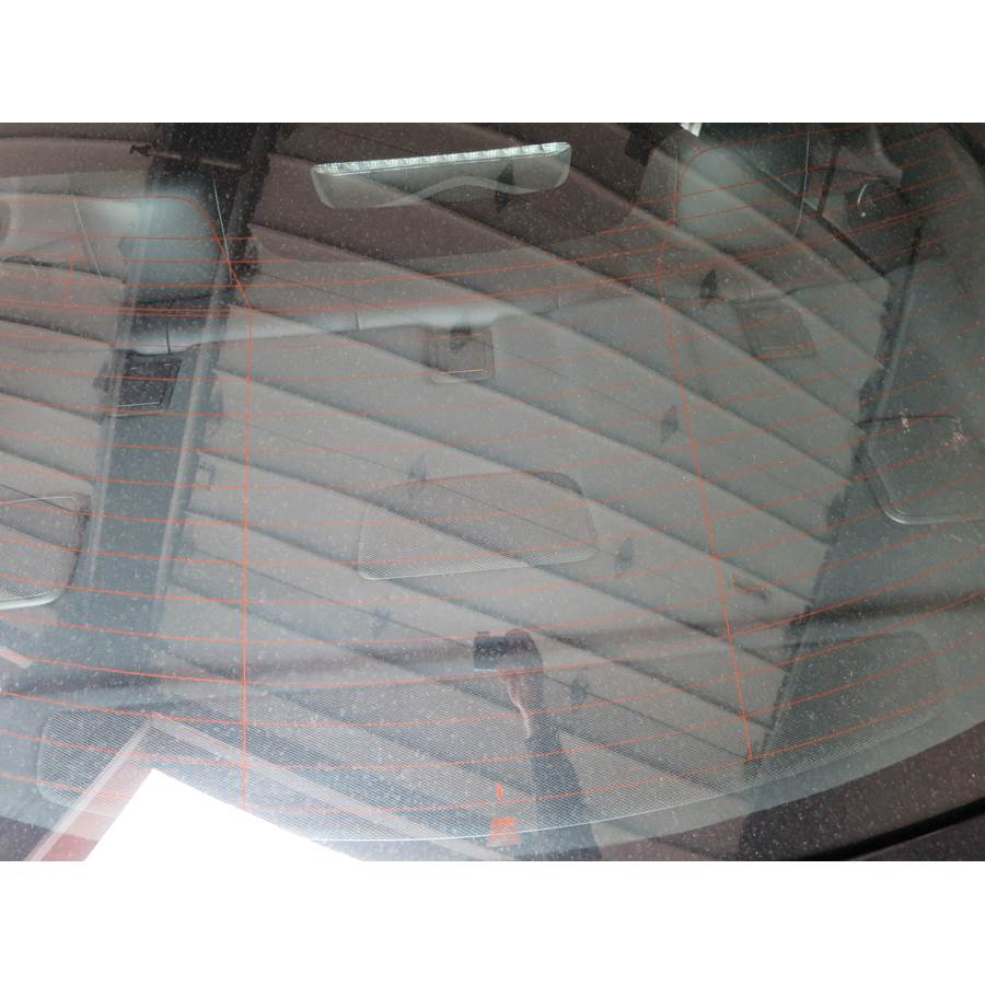 2014 Lincoln MKS Rear deck speaker location